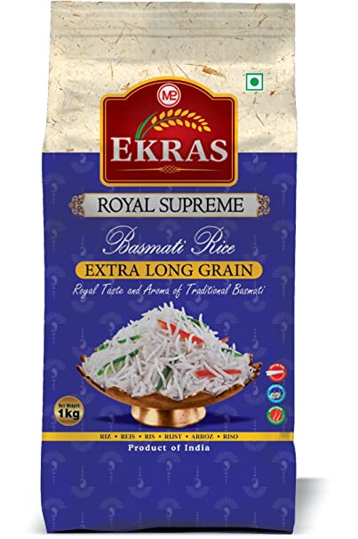EKRAS Royal Supreme Basmati Rice 1KG